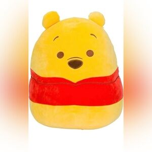 Disney Winnie the Pooh Squishmallows Plush - Yellow and Red Soft 14”